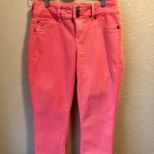Torrid neon orange crop jeans!
